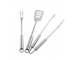 Landmann Conjunto utensilios de barbacoa 3 uds acero inoxidable 13360