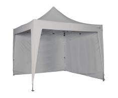 Bo-Garden Toldo lateral sin ventana para marquesina 3x2,4 gris 4472114