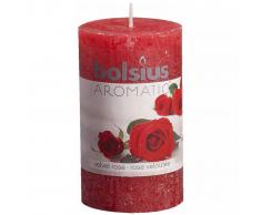 Bolsius Velas perfumadas rústicas Velvet Rose 6 unidades 103626240381