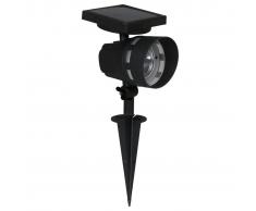Luxbright Foco solar LED para jardín La Roche negro 45109