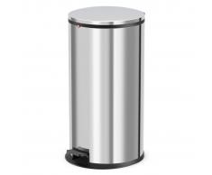 Hailo Cubo de basura pedal Pure tamaño XL 44 L acero inox 0545-010
