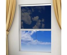 vidaXL Mosquitera corredera para ventana blanca 100x170 cm