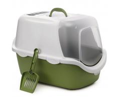 Stefanplast Caja de arena para gatos Cathy Easy Clean verde 400418
