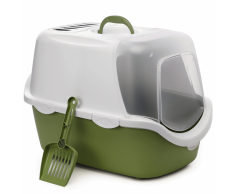 Stefanplast Caja de arena para gatos Cathy Easy Clean verde 400418