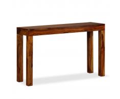 vidaXL Mesa consola de madera maciza de sheesham 120x35x75 cm