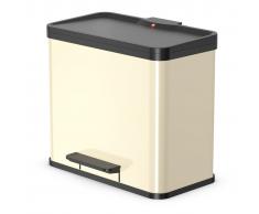 Hailo Cubo con pedal Oko Duo Plus tamaño L 17+9 L vainilla 0630-250