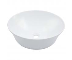 vidaXL Lavabo 41x12,5 cm cerámica blanco