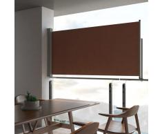 vidaXL Toldo lateral retráctil de jardín marrón 120x300 cm