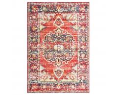 vidaXL Alfombra de PP rojo 80x150 cm