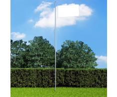 vidaXL Asta de bandera seccional de aluminio 6,2 m