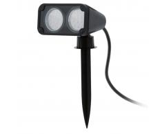 EGLO Foco LED al aire libre Nema 1 6 W negro 93385