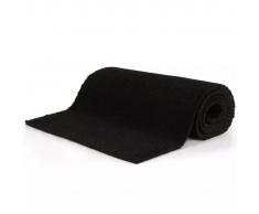 vidaXL Felpudo de fibra de coco negro 17 mm 100x300 cm