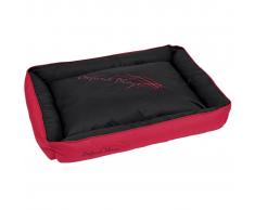 Kerbl Cama de mascota Oxford Place 90x70x9 cm negro y rojo mora 81280