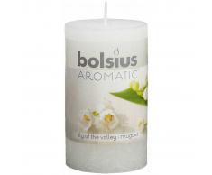Bolsius Velas perfumadas rústicas Lirio del valle 6 uds 103626240303