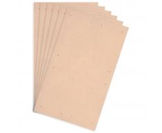 vidaXL Tablero para póster tamaño DIN A1 HDF 20 unidades 860x620x3 mm