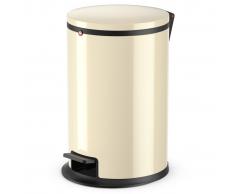 Hailo Papelera con pedal Pure tamaño M 12 L vainilla 0517-050