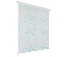 vidaXL Persiana enrollable de ducha 160x240 cm burbujas