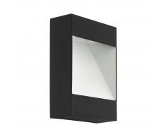 EGLO Lámpara LED de pared para jardín Manfria gris antracita 10W