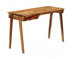 vidaXL Escritorio de madera maciza de sheesham 118x50x76 cm