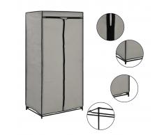 vidaXL Armario gris 75x50x160 cm