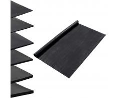 vidaXL Alfombrilla de goma antideslizante 1,2x5 m 1 mm lisa