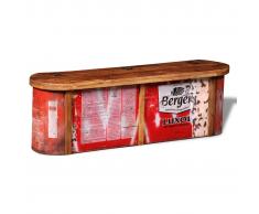 vidaXL Aparador / baúl para almacenaje de madera maciza reciclada