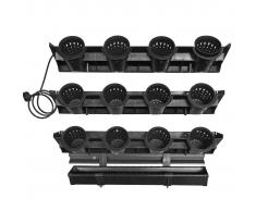 Nature Jardinera vertical Startset 1 60x50 cm negra 6020270