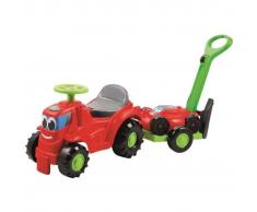Ecoiffier Tractor correpasillos con remolque y cortacésped 1430298