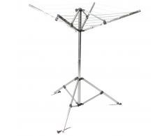 Camp Gear Tendedero con base aluminio gris 15m 6415182
