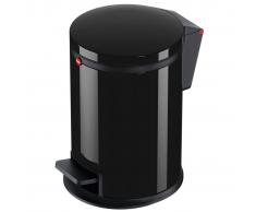Hailo Papelera con pedal Pure tamaño S 3 L negro 0504-060