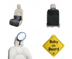 A3 Baby & Kids A3 Baby & Kids Set de accesorios de coche para bebé 4 piezas negro