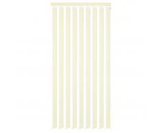 vidaXL Persiana vertical tela color crema 200x180 cm