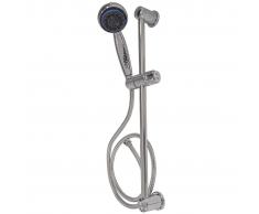 RIDDER Set de ducha alcachofa de masaje 8 ajustes Curaçao cromo 91110