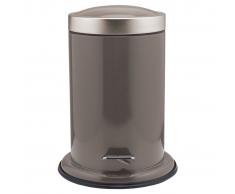 Sealskin Papelera con pedal Acero gris topo 3 L 361732424