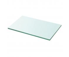 vidaXL Panel de estante vidrio claro 30x15 cm