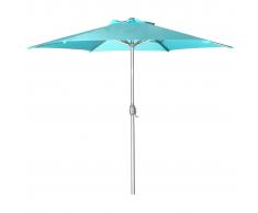 SORARA Outdoor Living SORARA Sombrilla De Jardín, Azul, ø 300 cm, Manivela