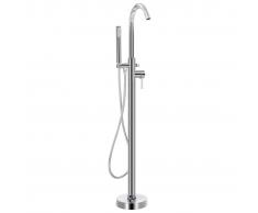 vidaXL Grifo para bañera de pie acero inoxidable 118,5 cm