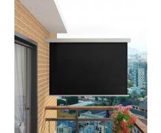 vidaXL Toldo lateral de balcón multifuncional 180x200 cm negro
