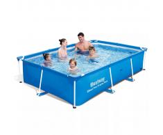 Bestway Piscina rectangular Steel Pro estructura acero 259x170x61cm