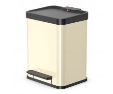 Hailo Cubo con pedal Oko Duo Plus tamaño M 2x9 L vainilla 0622-250