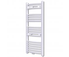 vidaXL Radiador toallero de baño con rieles curvados 600 x 1160 mm