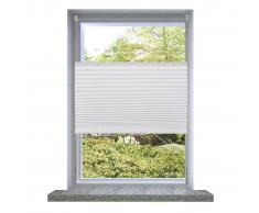 vidaXL Plisse Persiana Blanco Cortina Plisada 100X125cm