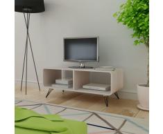 vidaXL Armario de TV Look Contemporáneo 90x39x38,5 cm Madera de Color Gris