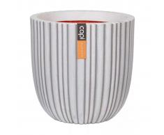 Capi Macetero Urban Tube 43x41 cm color marfil KIVT933
