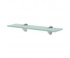 vidaXL Estante flotante de cristal 40x20 cm 8 mm