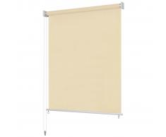 vidaXL Persiana enrollable de exterior 140x230 cm color crema