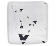 Jollein Manta de bebé muselina 75x100 negro y blanco 521-511-65081