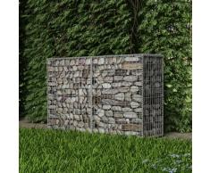 vidaXL Cesta de muro de gaviones acero galvanizado 150x50x100 cm
