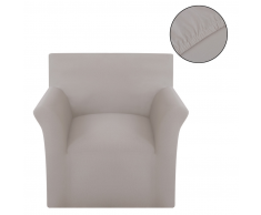 vidaXL funda elástica para sofá de algodón jersey color beige