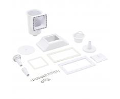 vidaXL Skimmer de piscina de boca ancha de 11 piezas 34,3x25x30,5 cm